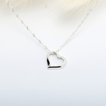 【Angel & Me】小愛心 s925 純銀 項鍊 生日 情人節 聖誕節 禮物