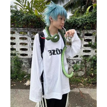 VTM 19SS麥當勞秀場BOSE白色冰絲純棉長袖T恤夏日防曬李燕窩同款