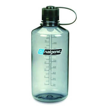 美國 《Nalgene》 專業水壺 1000cc 窄嘴水壼 2078-2027 煙霧灰