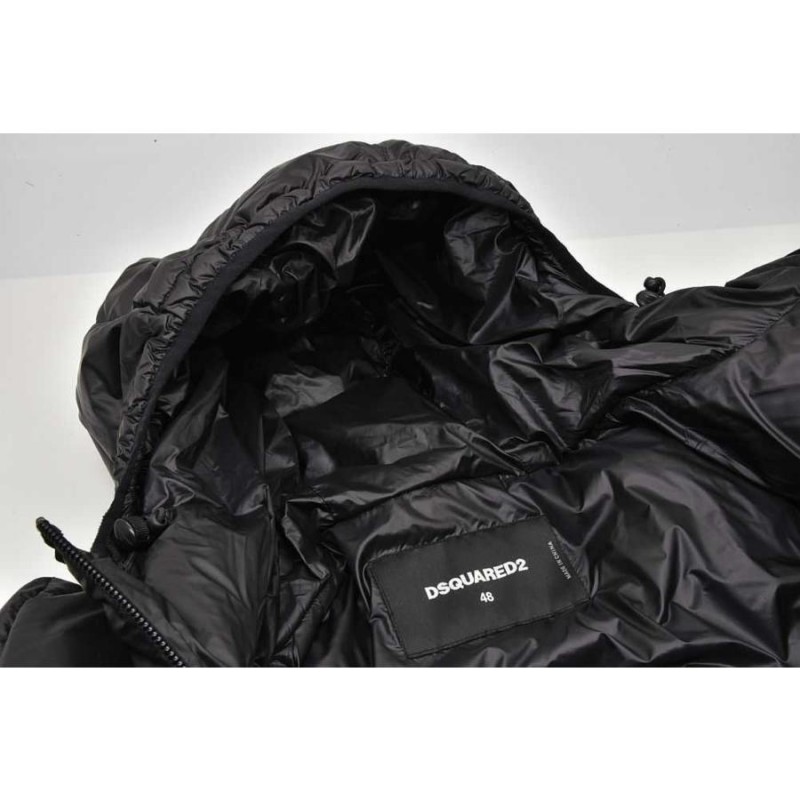 ディースクエアードマンチェスター・シティダウンジャケット48 黒