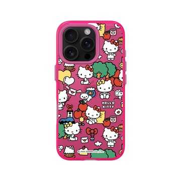 iPhone 16 Pro Clear 粉漾桃 - 三麗鷗-Hello Kitty - Hello Kitty & Mimmy