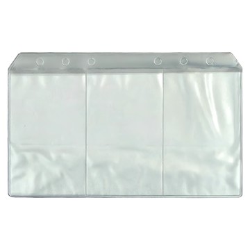 minono 米諾諾 收納本三格袋 180092 17.7 x 10.7cm 12包  3個