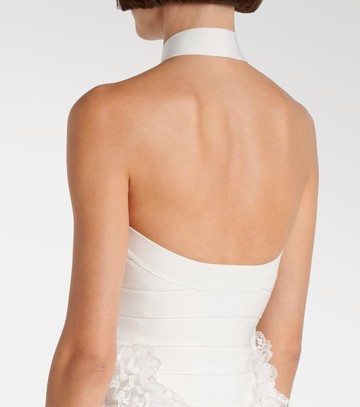 Self-Portrait x Christopher Kane lace-trimmed maxi dress