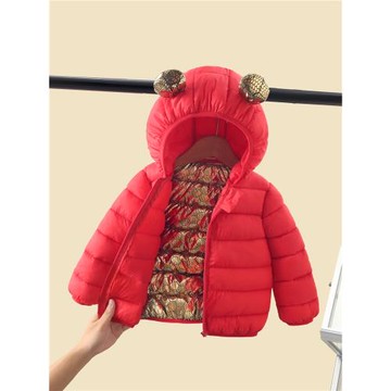 兒童羽絨棉服上衣2025新款洋氣加厚棉衣寶寶男女冬季童裝外套棉襖