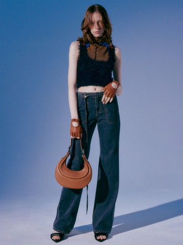 Western Double Hobo Bag_Brown