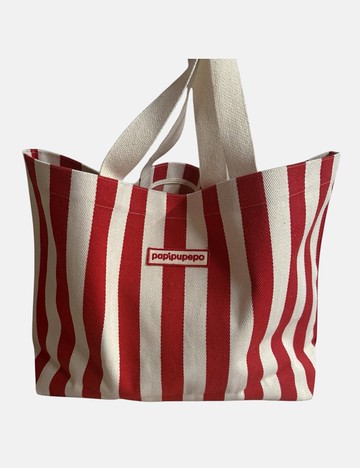 Napoli 紅條紋肩背包