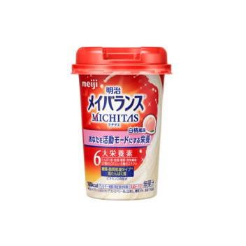 明治 メイバランスMICHITASカップ 白桃風味 125ml