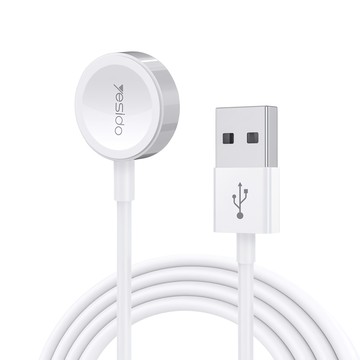 yesido iWatch全系列CA69磁力充電線 1m  白色  1條