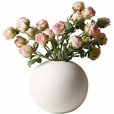 造花 フラワー 花束 飾り 装飾 花 4本 花瓶付き 撮影 テーブル置物 家庭 お店 オフィス お祝い プレゼント ギフト ピンク バラー Yud Gekiyasu Senchaku ソープフラワー Iscervantes Edu Ar