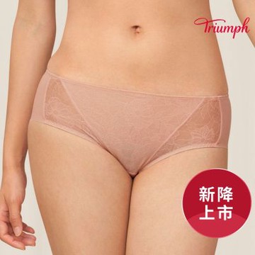 風格自在系列 無痕中腰平口內褲 粉膚色