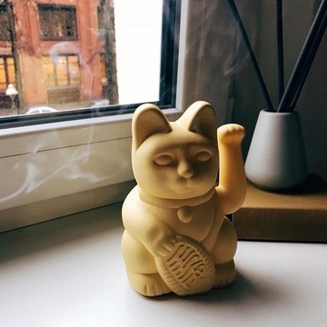 【WUZ屋子】德國 DONKEY 幸運繽紛招財貓-黃色