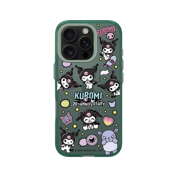 iPhone 16 Pro Clear 憂墨綠 - 三麗鷗-酷洛米20週年 - 酷玩系列-表情包