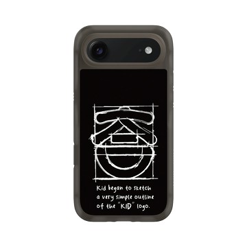 iPhone Air AirX 本質黑 - KID - KID笑臉-草稿素描款