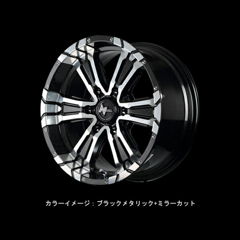 MID ナイトロパワー クロスクロウ 1本販売 ホイール NV350キャラバン【17×6.5J 6-139 INSET48】25系 NITRO  POWER CROSS CLAW アルミホイール 1枚 単品 | LINEショッピング