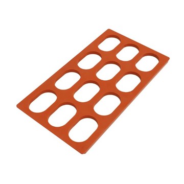 【嚴選SHOP】台灣製 三能《UNOPAN》12連達克瓦茲模 達克瓦茲烤模 可進烤箱 矽膠達克瓦茲模【UN33110】