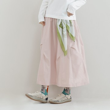 a la sha 造型剪接A字裙