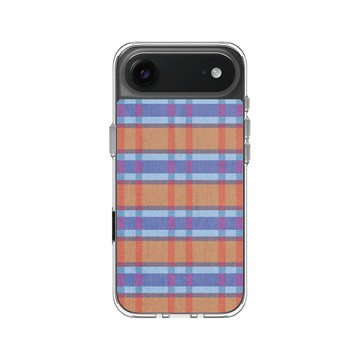 iPhone Air Clear Case（相機按鈕） 透明 - Pattern Play - 經典棋盤格