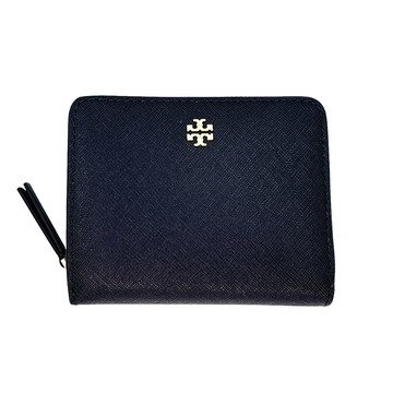 TORY BURCH 二折拉鍊防刮短夾