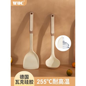 抗菌硅膠鍋鏟炒菜鏟子廚具套餐長柄家用炒勺湯勺不粘鍋專用食品級