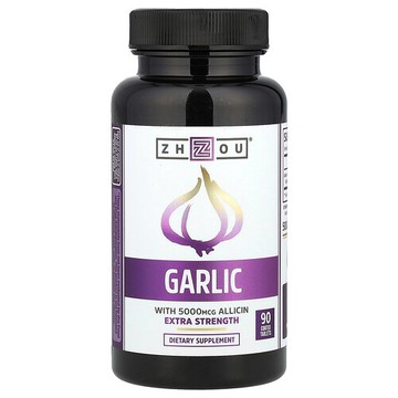 Zhou Nutrition, 特強型大蒜，415 毫克，90 片包衣片
