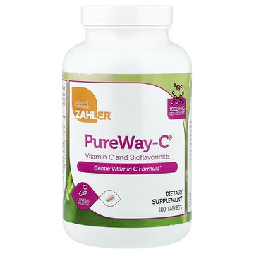 Zahler, PureWay-C®，維生素 C 和生物類黃酮，180 片