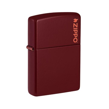 Zippo 【官方旗艦店】Classic Merlot  Logo 梅洛葡萄紅亮漆防風打火機