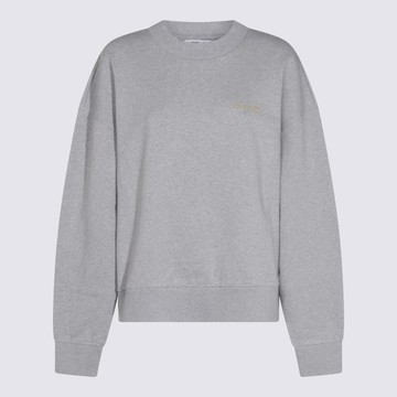 The Attico Grey Cotton Sweatshirt