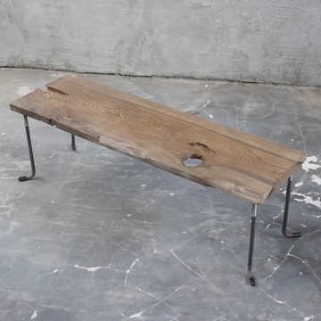 wood iron table 33*103*32