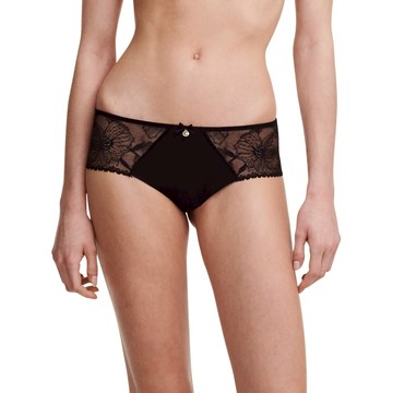 【Chantelle】Orchids_四角內褲_XS-M(21U40_011黑色 )