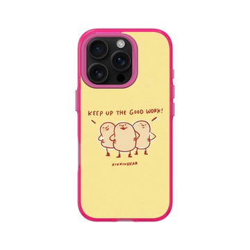 iPhone 16 Pro Clear 粉漾桃 - 咻咻熊 XiuXiubear - keep up the good work