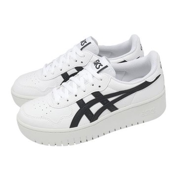 Asics 休閒鞋 Japan S PF 女鞋 黑 白 厚底 皮革 增高 復古 亞瑟士 1202A024100