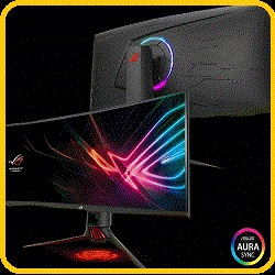 【2018.2 電競大尺寸首選】 ASUS 華碩 XG35VQ 35吋 1800R曲面低藍光不閃屏 寬螢幕