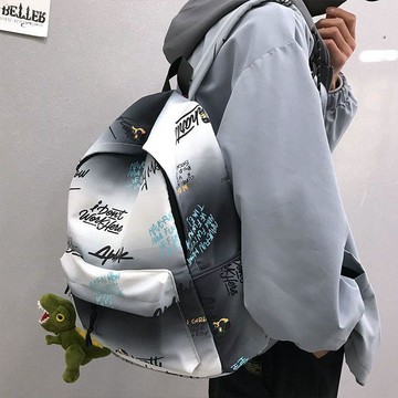 韓系簡約後背包💎揹包男雙肩包大學生日系潮牌個性高中生書包初中生潮流揹包男士學生大容量書包 防水百搭背包 書包 雙肩包