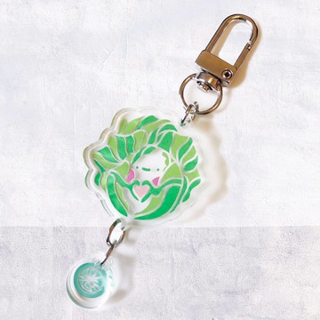台灣卷心菜 壓克力 造型鑰匙圈 吊飾  高麗菜 愛心 臺灣識別