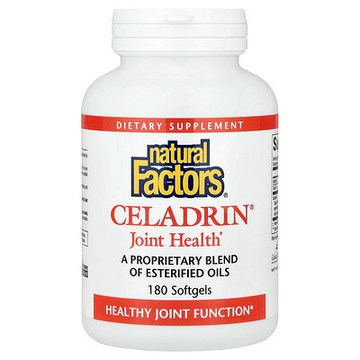 Natural Factors, Celadrin®，關節健康，180 粒軟膠囊