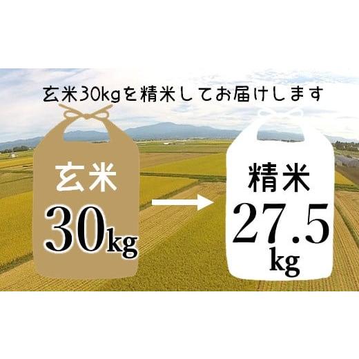 ふるさと納税 山形県 三川町 坂農園の厳選米！あきたこまち玄米30kg