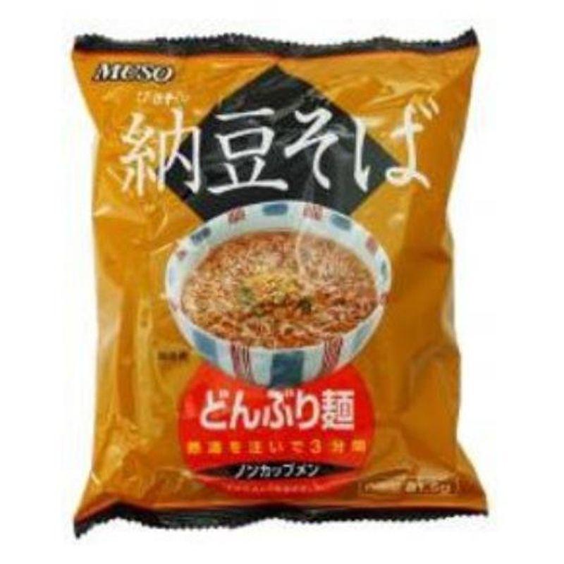 ムソー どんぶり麺 納豆そば 81.5g 24個セット