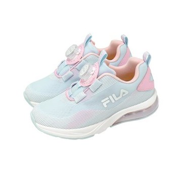 Fila 慢跑鞋 J826Z 中大童 小朋友 藍 氣墊 旋鈕 運動鞋  2J826Z359