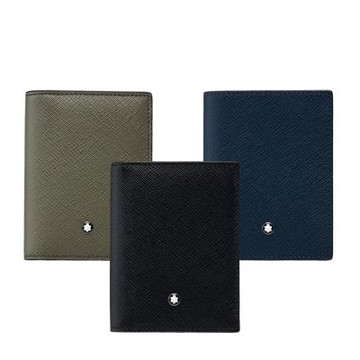 【Montblanc萬寶龍】匠心4卡卡夾 名片夾 卡套 迷你皮夾 男士禮物 商務人士必備 - 多色任選