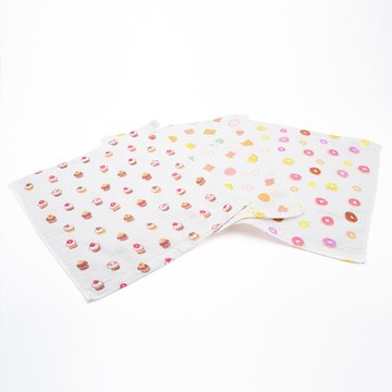 可愛紗布巾 夢幻下午茶 超值三件組