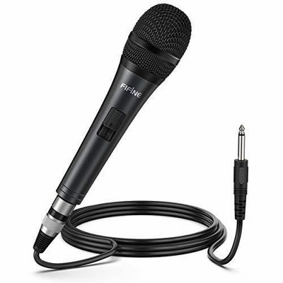 Karaoke Microphone,Fifine Dynamic Vocal Microphone for Speaker,Wired Handhe