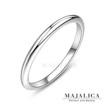 Majalica-925純銀戒指/尾戒-素圈女戒-鍍白金/玫瑰金/黃K金 PR21008