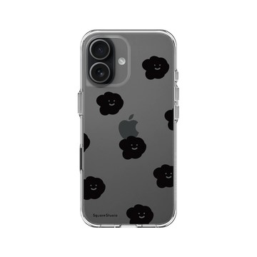 iPhone 17 Clear Case（相機按鈕） 透明 - Square Studio 方坊 - 飄浮 Emo