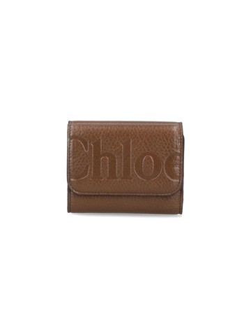 Chloé Tri-fold Logo Wallet