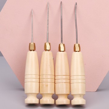 皮革工具 皮具製作工具 專用修鞋錐子 工具針 鈎針 補鞋專用錐子手工做鞋子縫綫工具鈎針上鞋底的老式挑勾針神器 H5RX