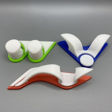 ⚡免運臺灣有貨⚡羽毛球拍免打孔墻上掛鈎3D打印DIY專用收納掛鈎3d打印掛鈎