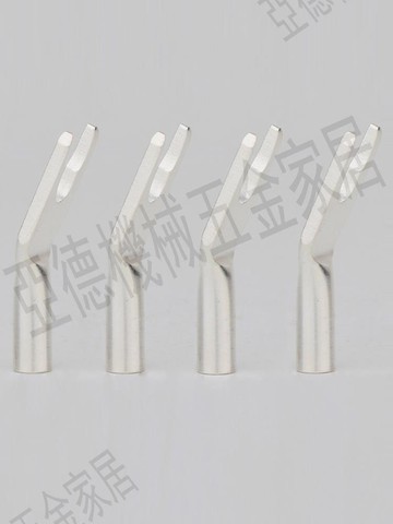 美國線圣/AQ 鍍銀音箱線蕉轉叉 香蕉插頭轉Y叉 喇叭線插 轉換頭【亞德機械五金家居】