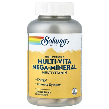 Solaray, 多維生素超級礦物質，多維生素，120 粒膠囊
