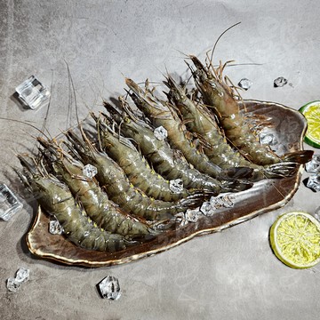 【饕針】金剛草蝦 6P 450g±5%/盒，簡單川燙，肉質甜美，絕對一口接一口 草蝦 大草蝦 蝦子