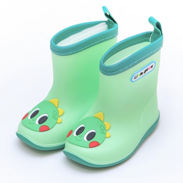 小土豆泥 兒童雨靴  綠色  140
